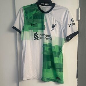 Nike LFC Green and White Soccer Shirt